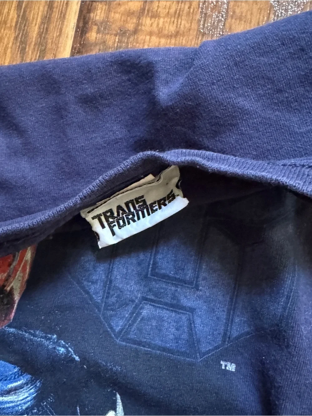 Navy Kids Short-Sleeve Tee with Transformers Graphic
